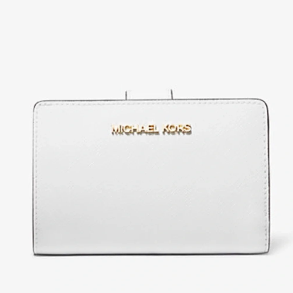 Michael Medium Crossgrain Leather Bifold Wallet
Optic White
NWT - Picture 1 of 16